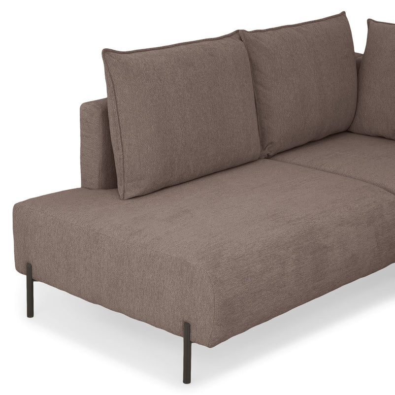 GRIGNY Colțar extensibil, șezlong stânga, ladă depozitare, stofă