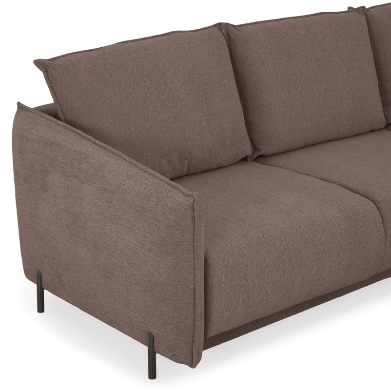 GRIGNY Colțar extensibil, șezlong stânga, ladă depozitare, stofă