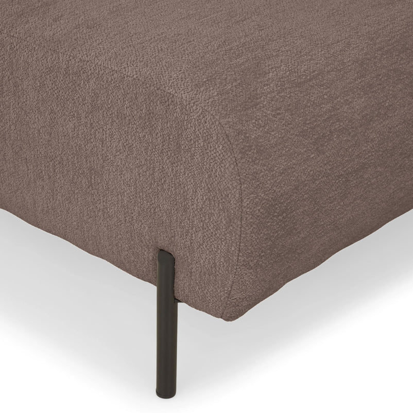 GRIGNY Colțar extensibil, șezlong stânga, ladă depozitare, stofă