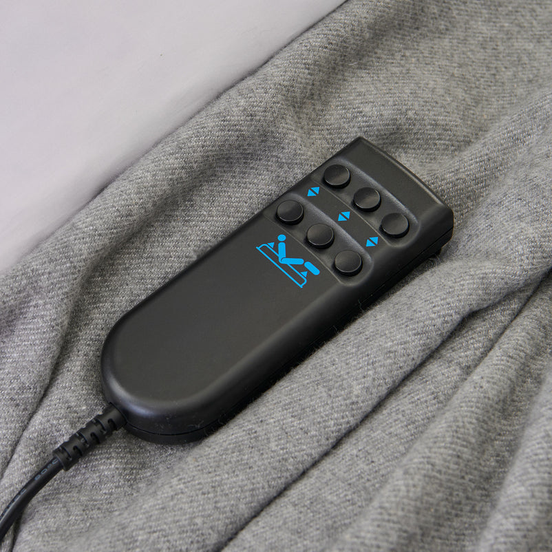 RAYONG Pat tapițat electric, saltea inclusă,100x200cm