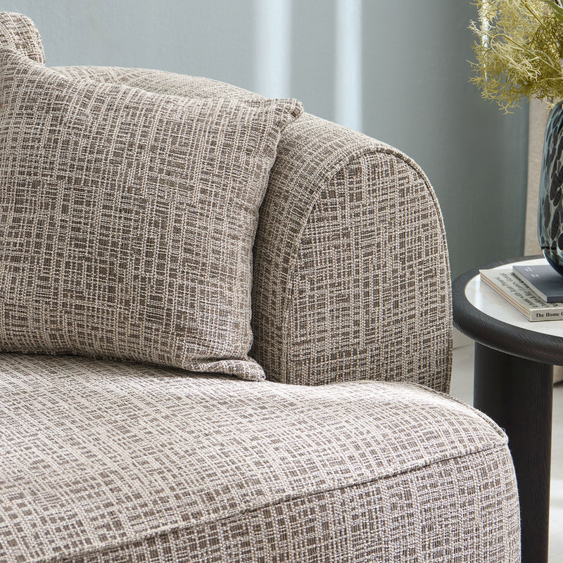 MILFORD Canapea 3 locuri, 2 perne incluse, stofă