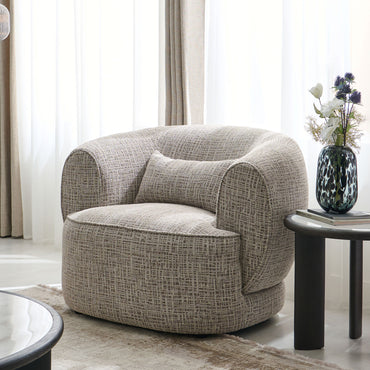 MILFORD Fotoliu, 1 pernă inclusă, stofă