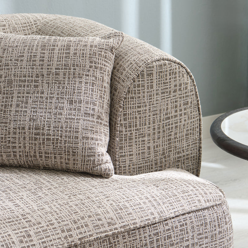 MILFORD Canapea 2 locuri, 2 perne incluse, stofă