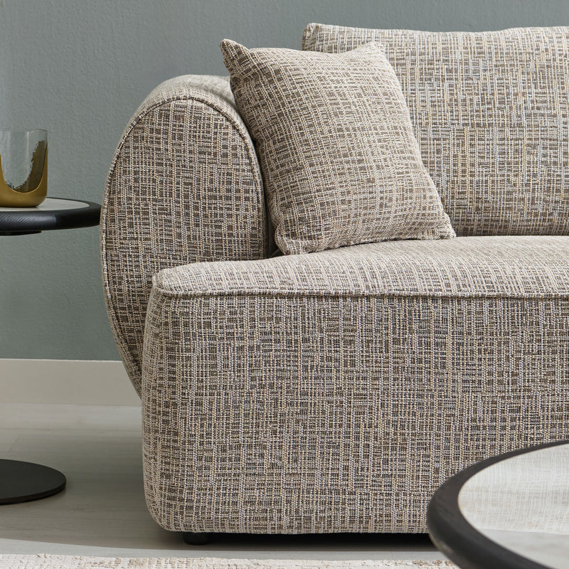 MILFORD Canapea 2 locuri, 2 perne incluse, stofă