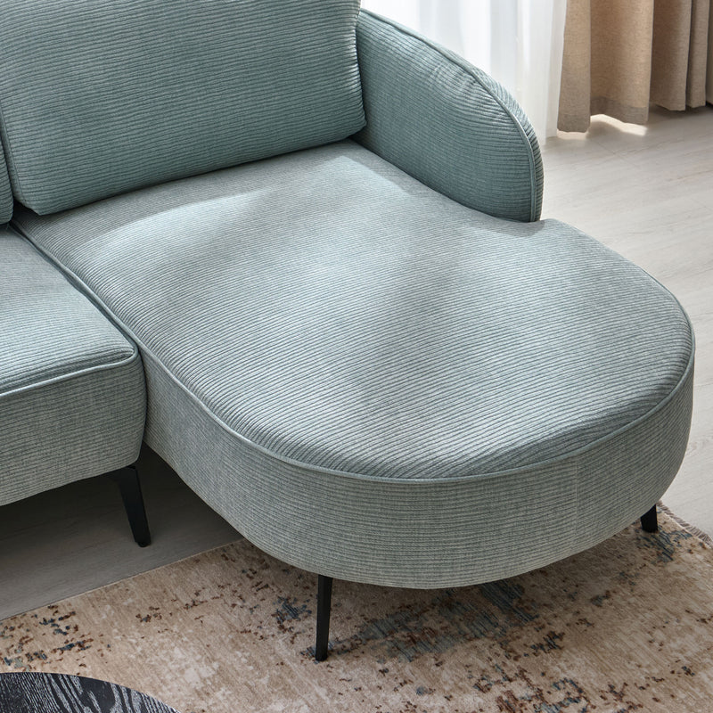 ESTERO Colțar cu șezlong stânga/dreapta, stofă