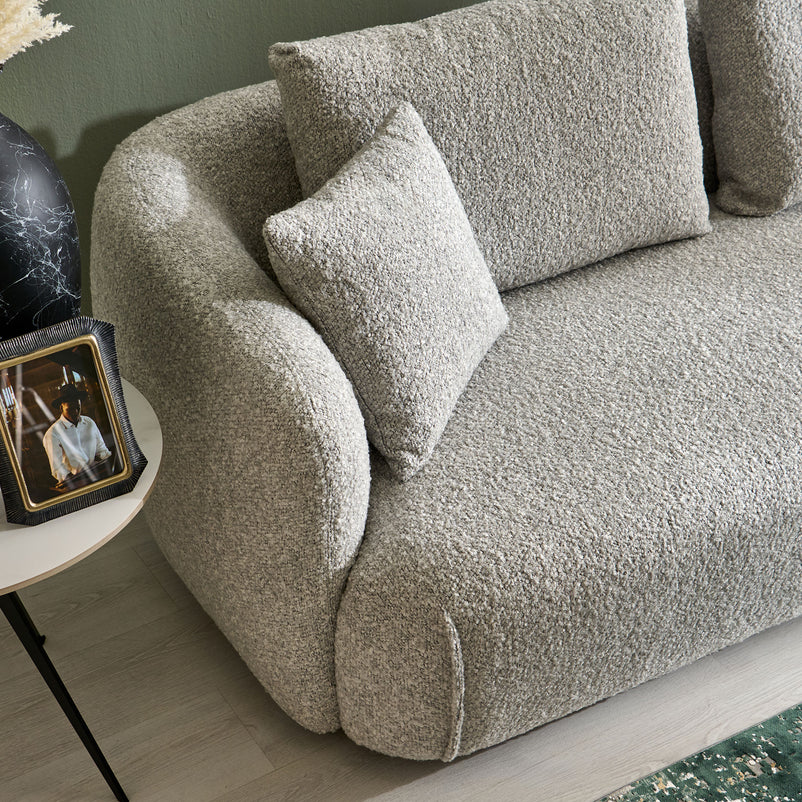 ASHBURN Canapea secțională dreapta, stofă