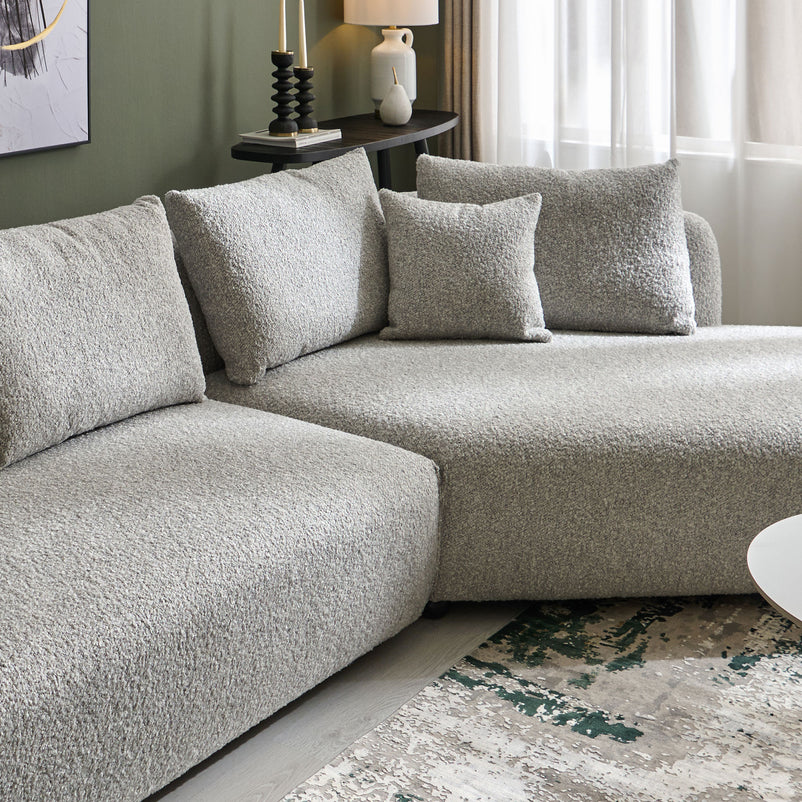 ASHBURN Canapea secțională dreapta, stofă