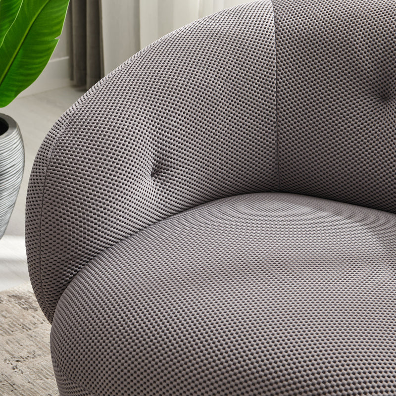 BARTOW Fotoliu rotativ, stofă