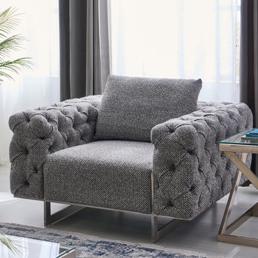 HAMPTON Fotoliu, 1 pernă inclusă, stofă