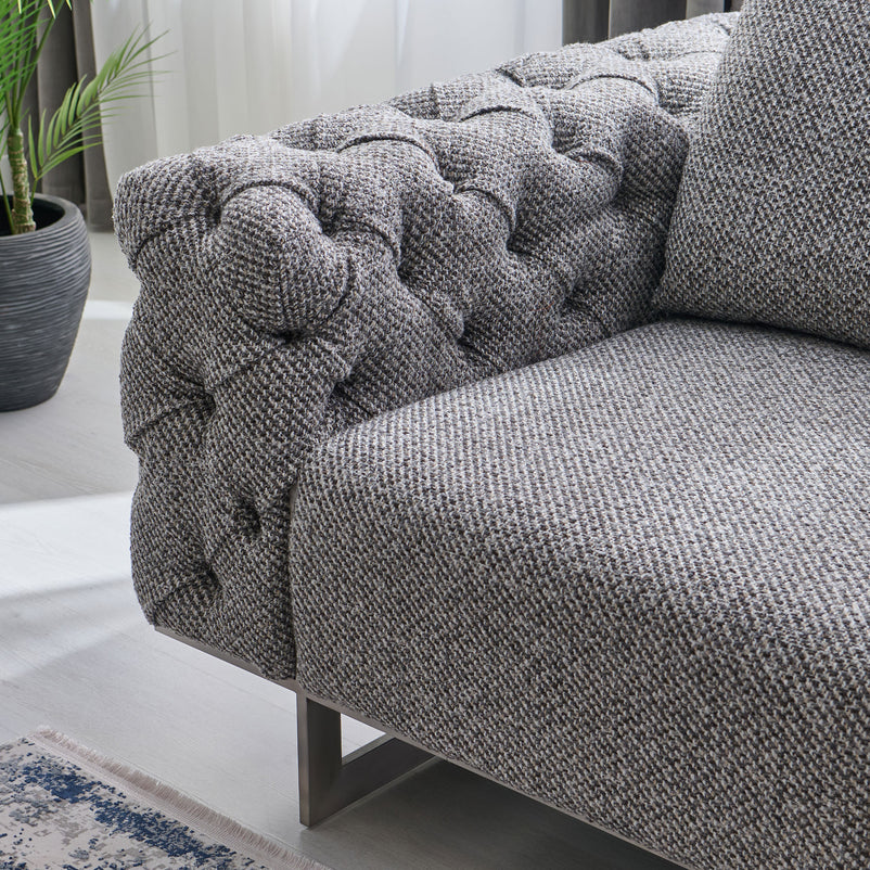 HAMPTON Fotoliu, 1 pernă inclusă, stofă