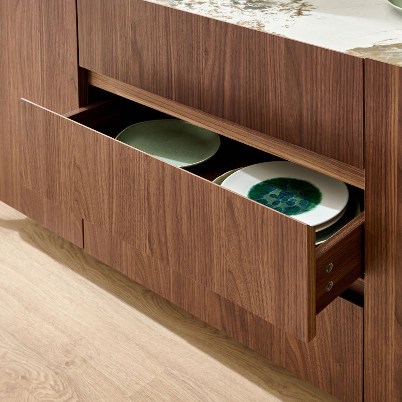 OSCAR Bufet 2 uși, 3 sertare