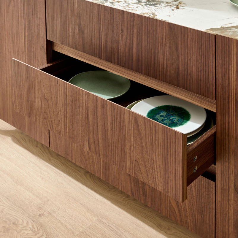 OSCAR Bufet 2 uși, 3 sertare