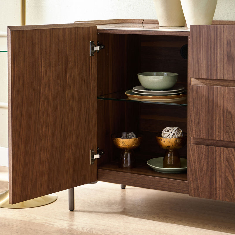 OSCAR Bufet 2 uși, 3 sertare