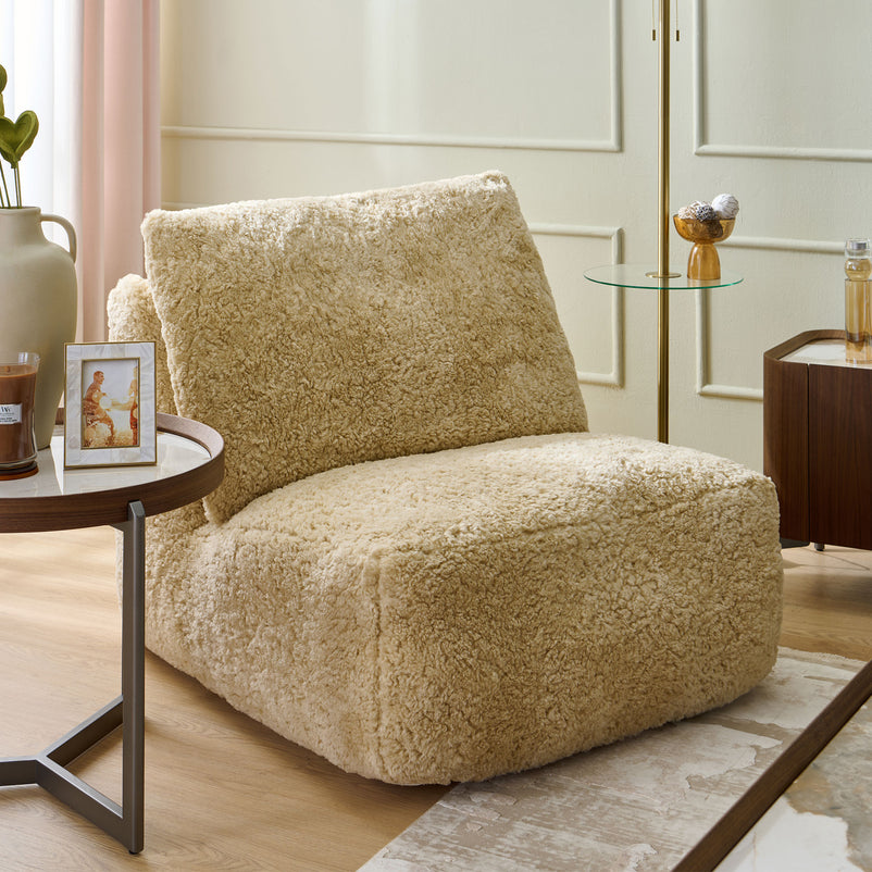 ALASKA Fotoliu, imitație blană