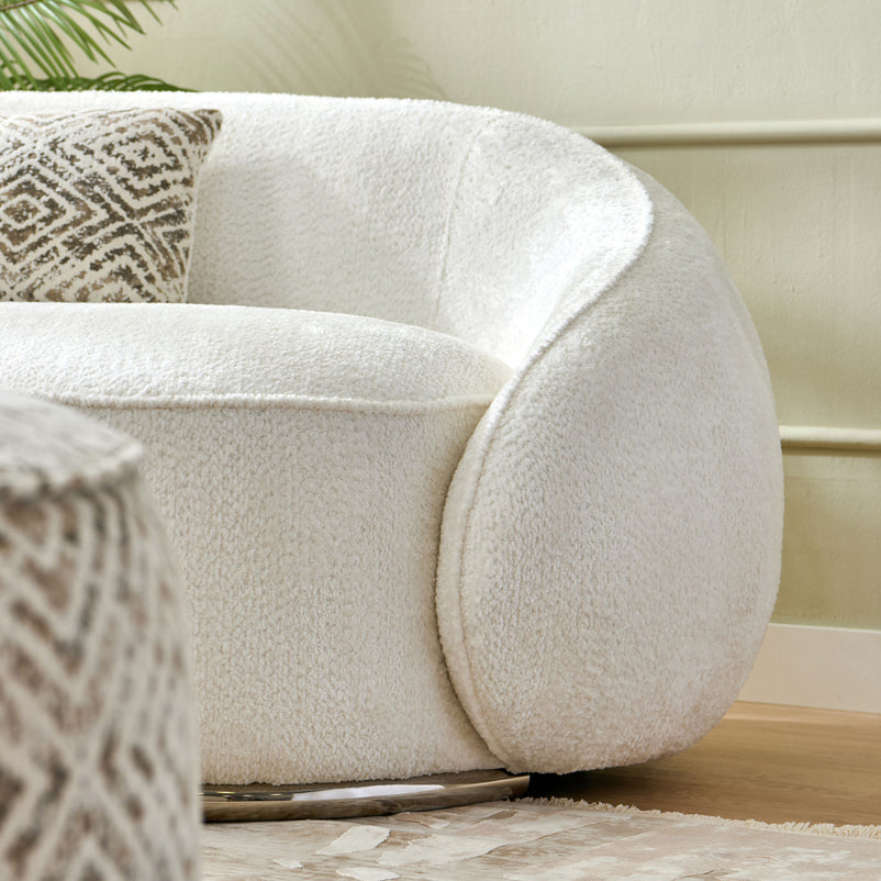 ATWOOD Colțar, 4 perne decorative incluse, stofă