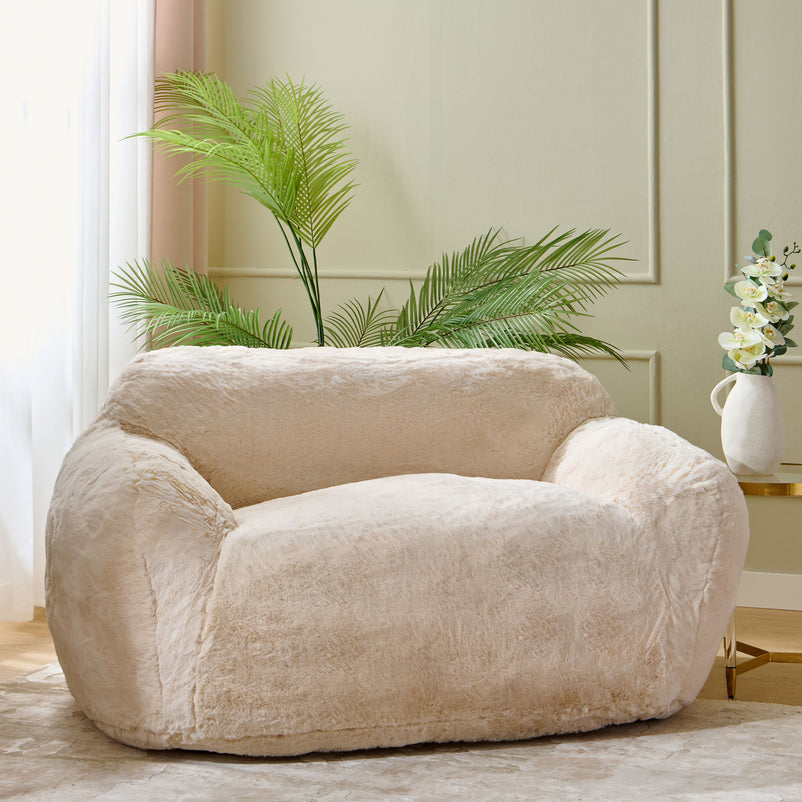 TEDDY BEAR Canapea 2 locuri, imitație blană