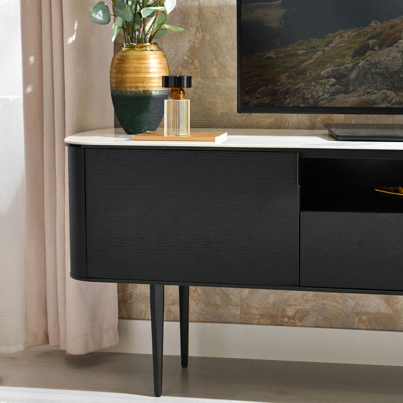 BOLTON Comodă TV, 2 uși