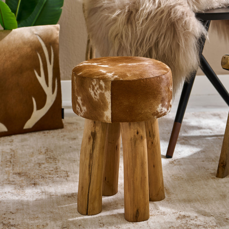 AZFAR Taburet, piele naturală