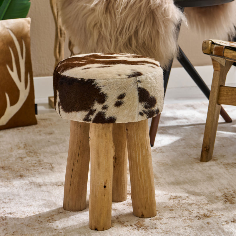 AZFAR Taburet, piele naturală