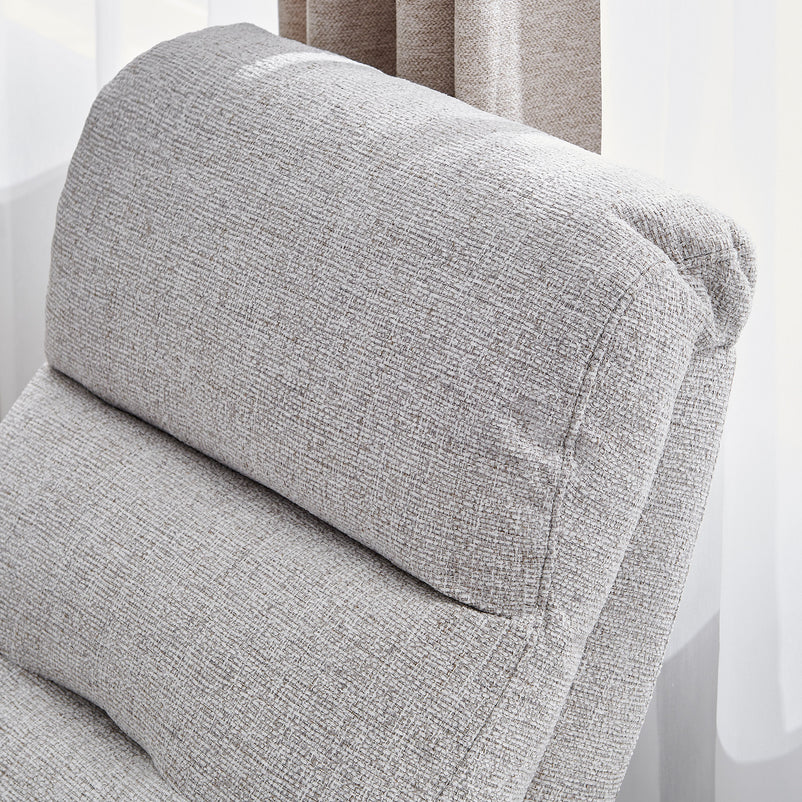 ROSELAND Fotoliu rotativ cu recliner electric și balans, stofă