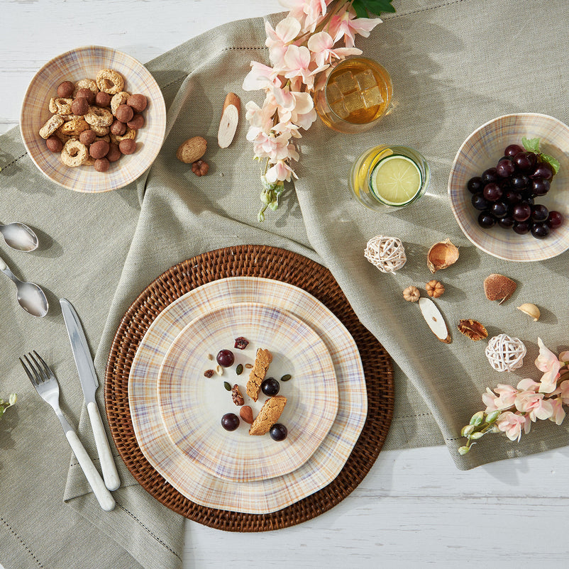 SHELL Set veselă 24 piese, porțelan