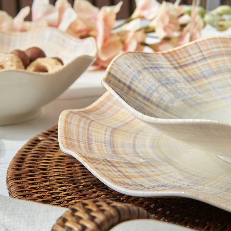 SHELL Set veselă 24 piese, porțelan