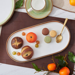 TERRA Platou servire, porțelan, L.36cm