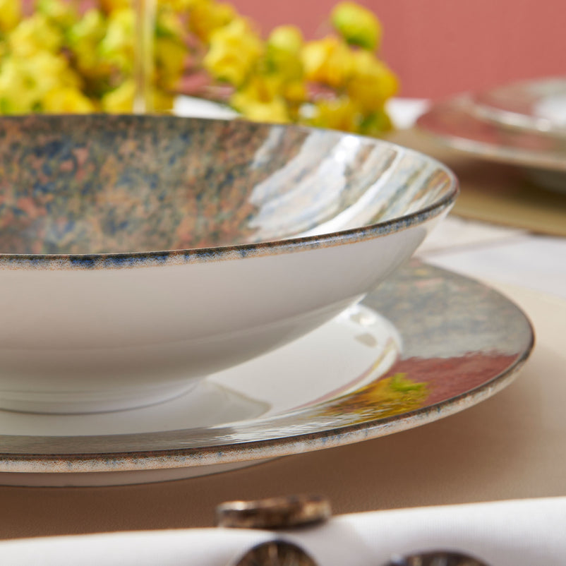 TUSCANY Farfurie fel principal, porțelan, D.26cm