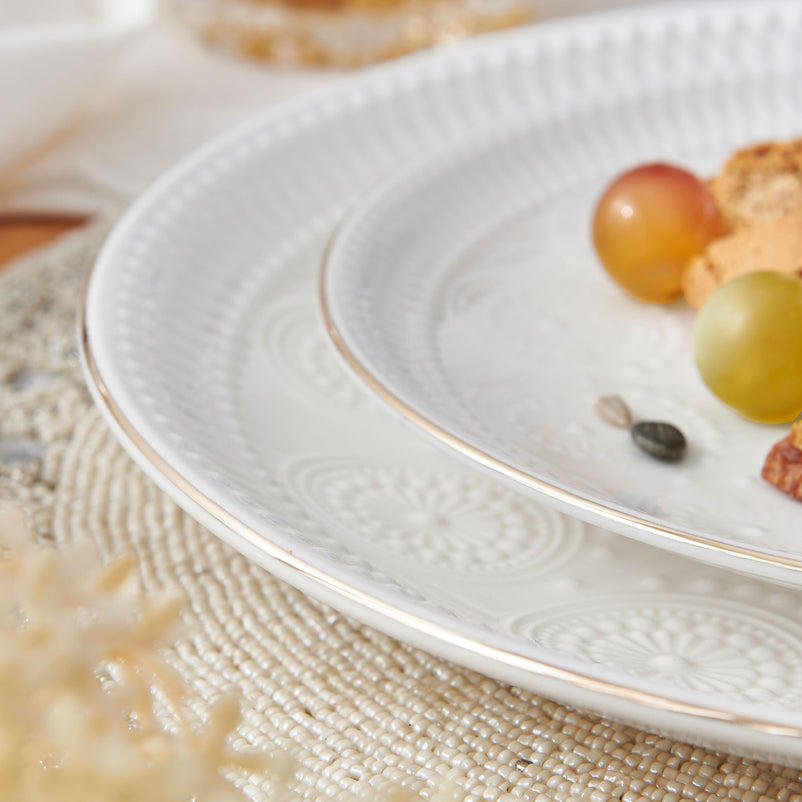 GRACE Set veselă, porțelan, 16 piese