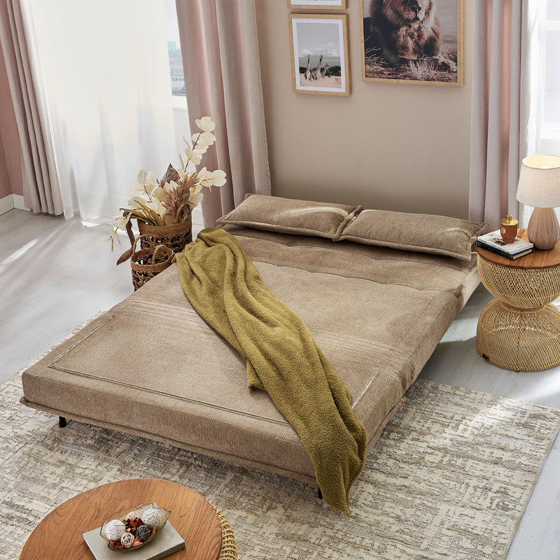 ULSTER Canapea 3 locuri, extensibilă, stofă