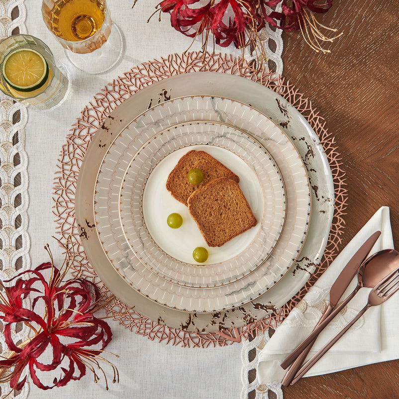 CHLOE Set veselă, porțelan, 37 piese