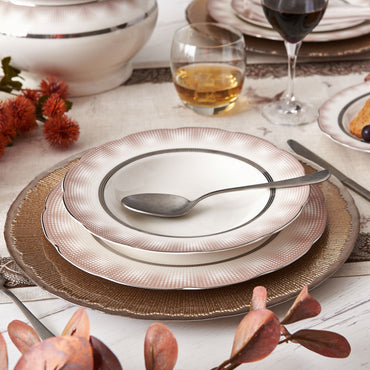 SOLEIL Platou, sticlă, D.33cm