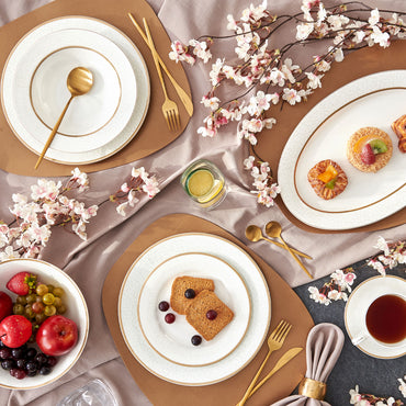 ZORA Set veselă, porțelan, 32 piese