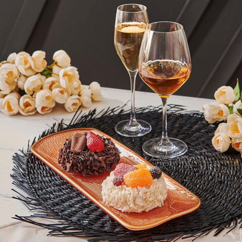 SABRIS Farfurie aperitiv, sticlă, D.21cm