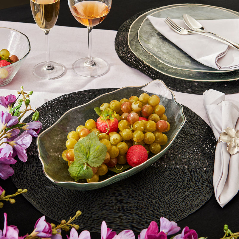 SONYA Farfurie fel principal, sticlă, D.28cm