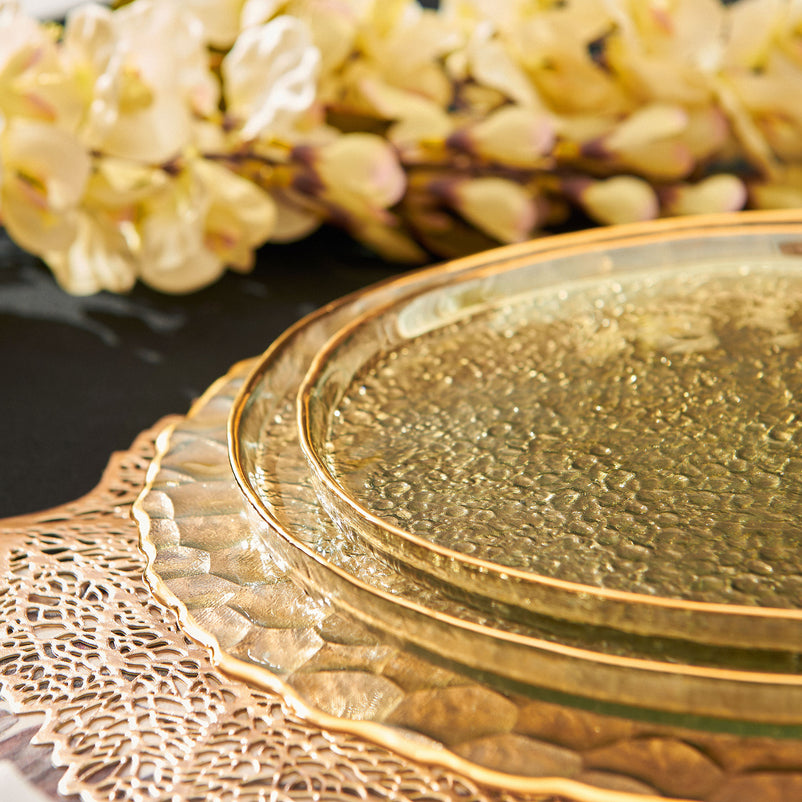 STEEP Platou, sticlă, D.28cm