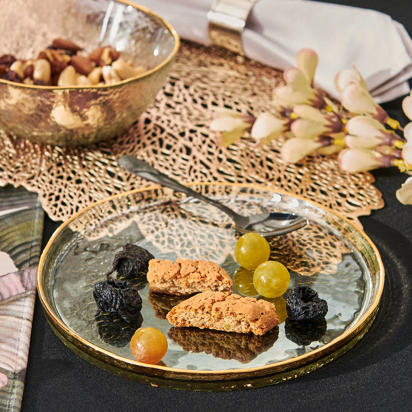 STEEP Farfurie, sticlă, D.19.5cm