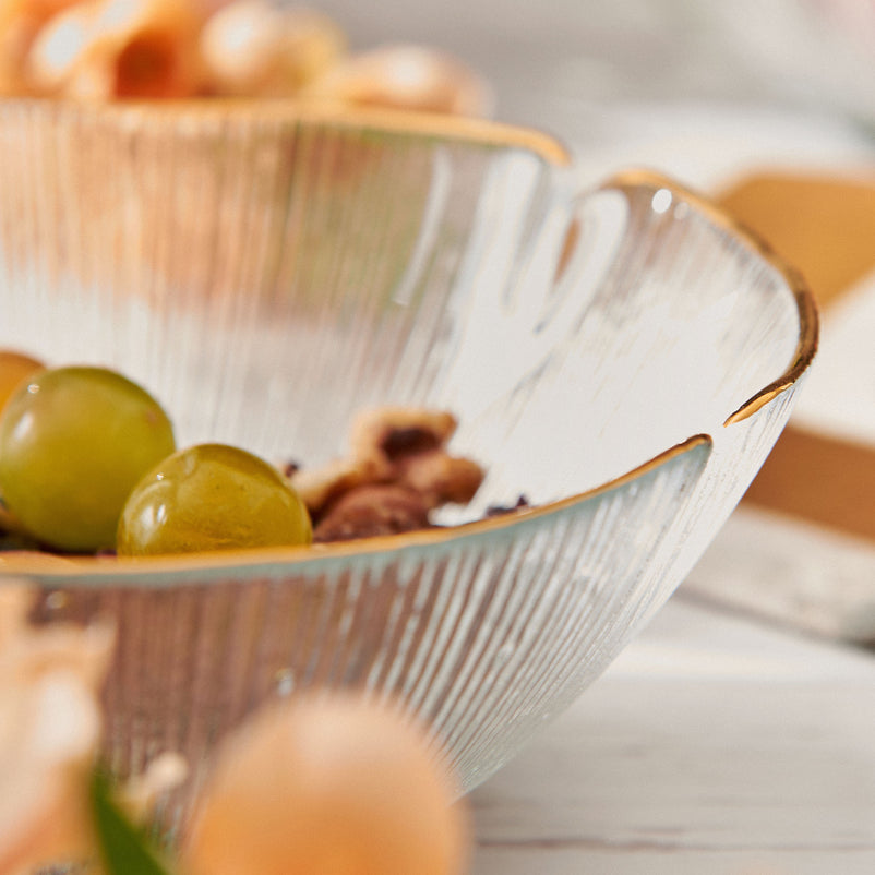 ZOREN Farfurie, sticlă, D.21cm