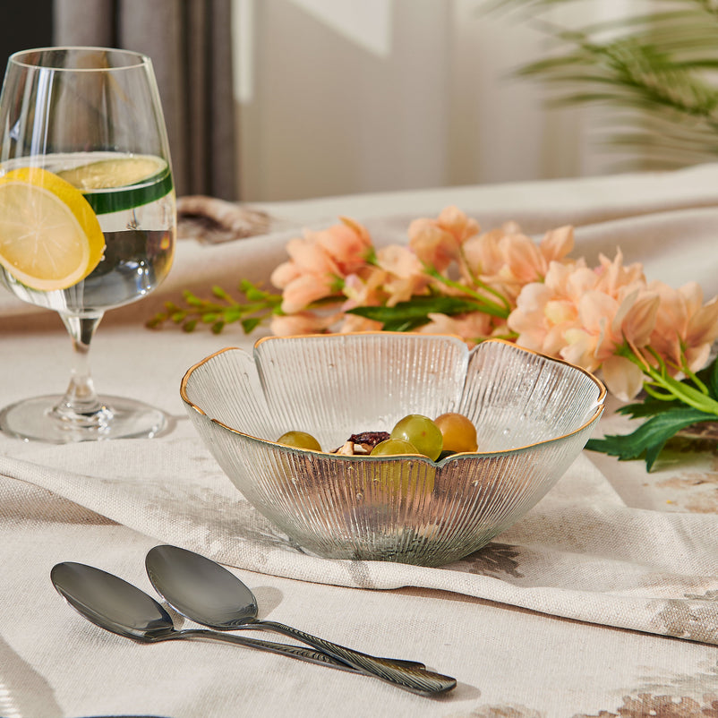 ZOREN Platou, sticlă, D.33cm