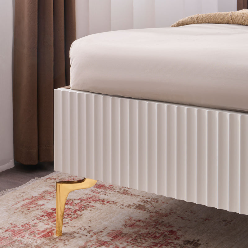 WAVE NOCE Pat copii, tapițat, 120x200cm, somieră inclusă