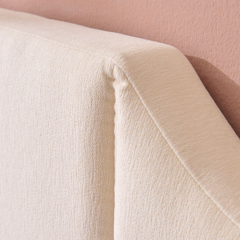 WAVE NOCE Pat copii, tapițat, 120x200cm, somieră inclusă