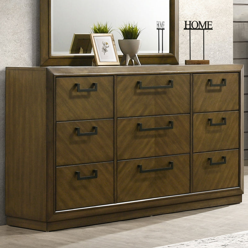 WINKLER Comodă 9 sertare