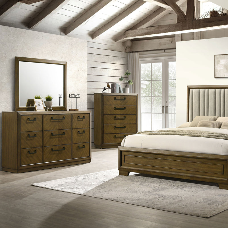 WINKLER Comodă 9 sertare