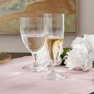 PRIMA LUMI Set 4 pahare șampanie, sticlă, 160ml