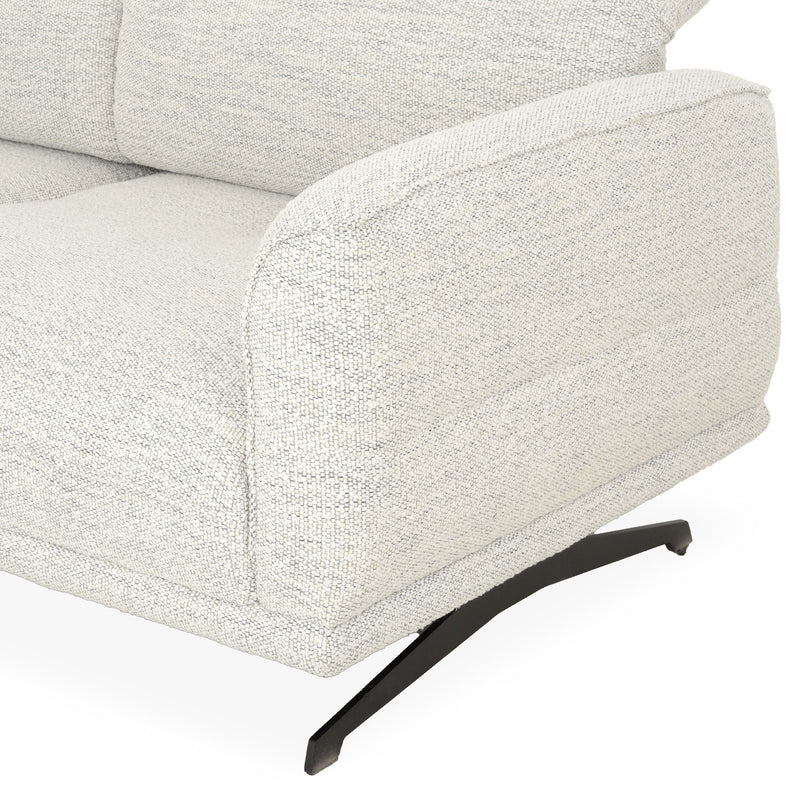 TAMWORTH Canapea 2 locuri, mecanism spătar și tetiere, stofă