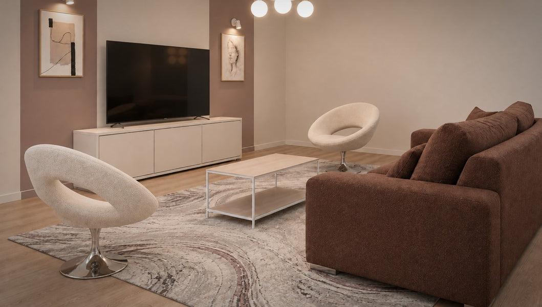 Pachet de amenajare – 2 camere | 44,27 m² | Mid-Century - influente retro