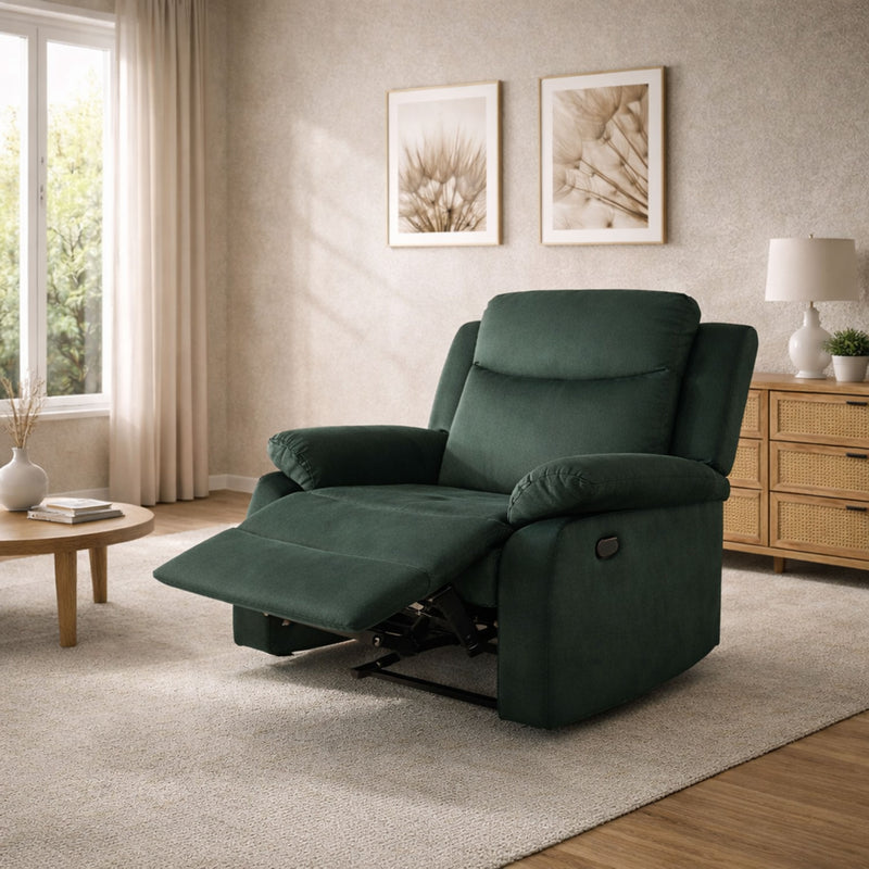LOUIS XL Fotoliu cu recliner manual, stofă