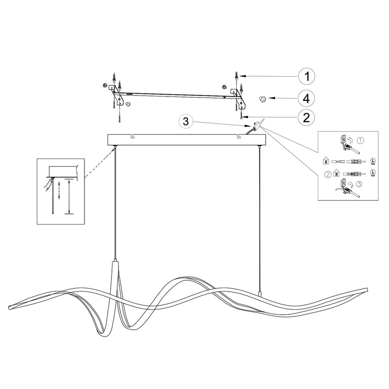 KELLY Lustră 1x28W LED