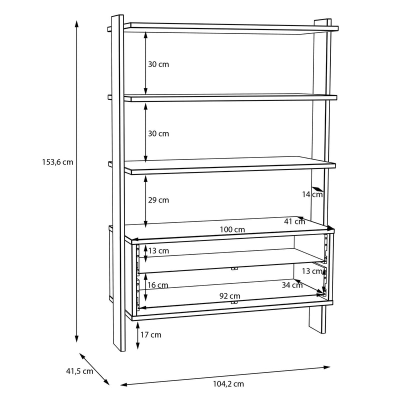 MIRACLE Etajeră 2 sertare copii