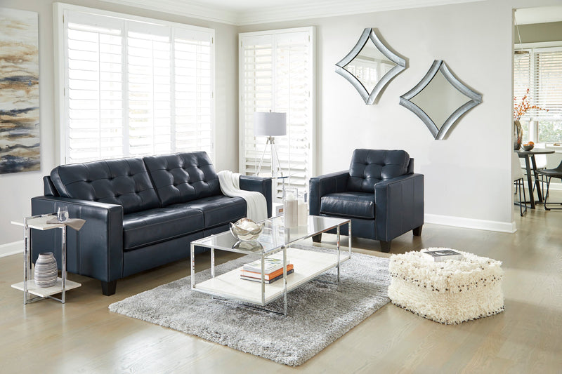 NESTOR Fotoliu, imitație piele - Articol resigilat